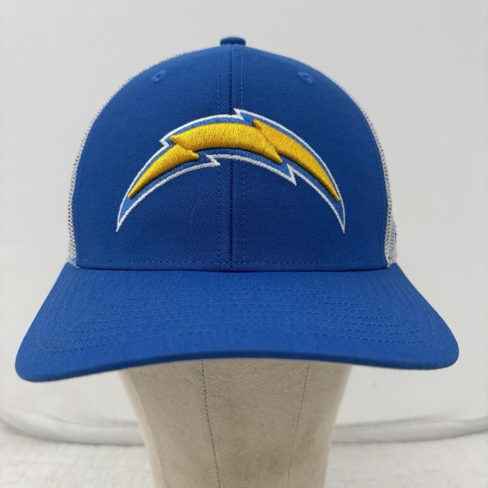 '47 Brand Los Angeles Chargers Trucker Hat Strapback Blue White One Size NFL